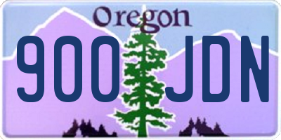 OR license plate 900JDN
