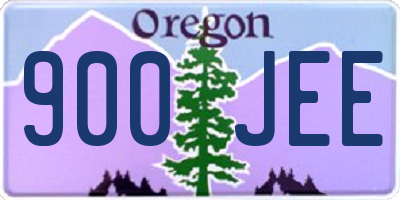 OR license plate 900JEE