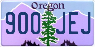 OR license plate 900JEJ