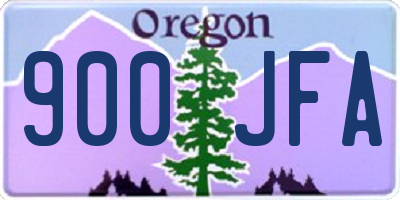 OR license plate 900JFA
