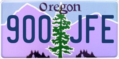 OR license plate 900JFE