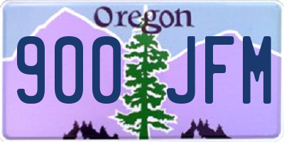 OR license plate 900JFM