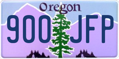 OR license plate 900JFP