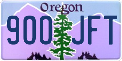 OR license plate 900JFT