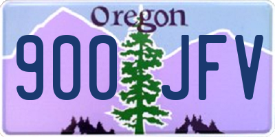 OR license plate 900JFV