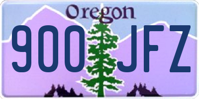 OR license plate 900JFZ