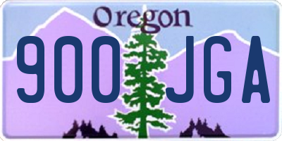 OR license plate 900JGA