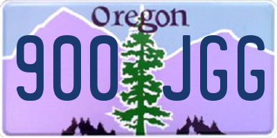 OR license plate 900JGG