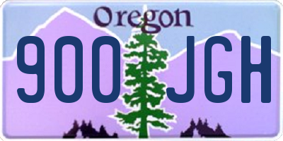 OR license plate 900JGH