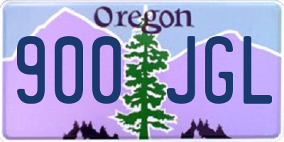OR license plate 900JGL