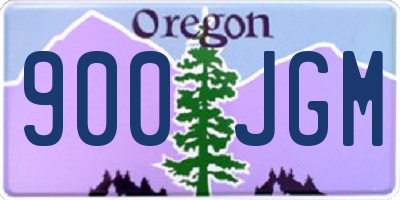 OR license plate 900JGM