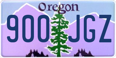 OR license plate 900JGZ