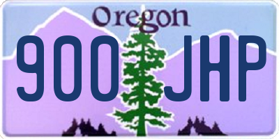OR license plate 900JHP