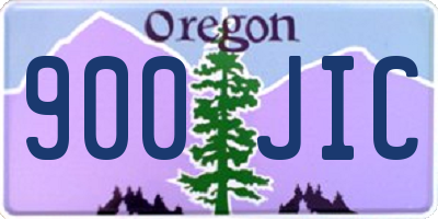 OR license plate 900JIC