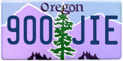 OR license plate 900JIE