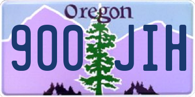 OR license plate 900JIH