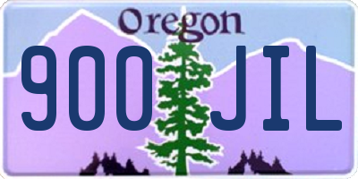 OR license plate 900JIL