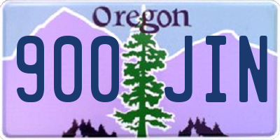 OR license plate 900JIN