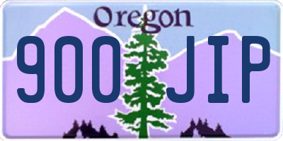 OR license plate 900JIP