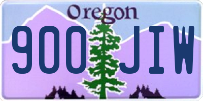 OR license plate 900JIW
