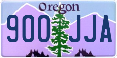 OR license plate 900JJA