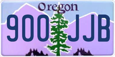 OR license plate 900JJB