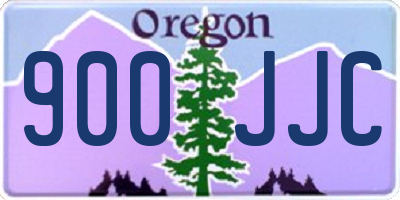 OR license plate 900JJC