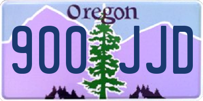 OR license plate 900JJD