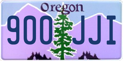 OR license plate 900JJI