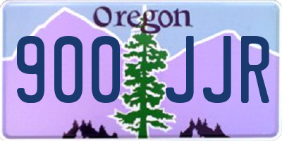 OR license plate 900JJR