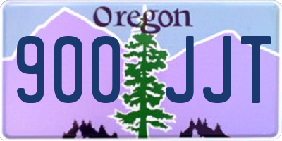 OR license plate 900JJT