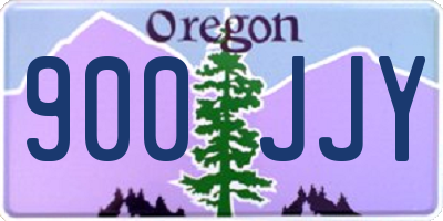 OR license plate 900JJY