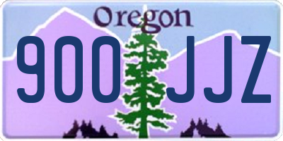 OR license plate 900JJZ