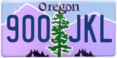 OR license plate 900JKL