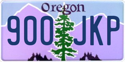 OR license plate 900JKP