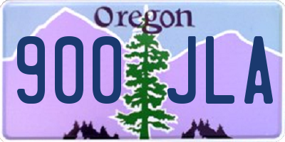 OR license plate 900JLA
