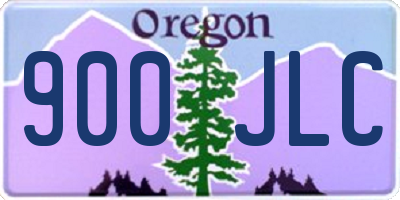 OR license plate 900JLC