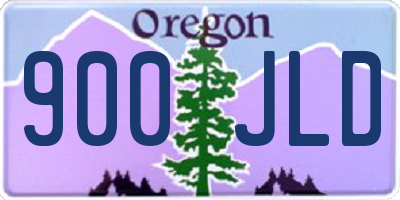 OR license plate 900JLD