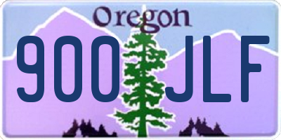 OR license plate 900JLF
