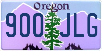 OR license plate 900JLG