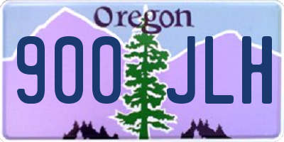 OR license plate 900JLH