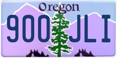 OR license plate 900JLI