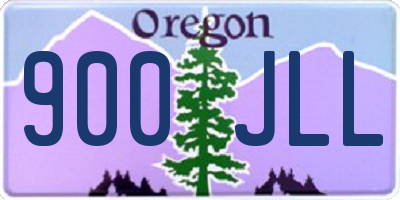 OR license plate 900JLL