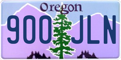 OR license plate 900JLN