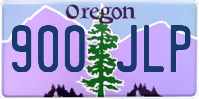 OR license plate 900JLP