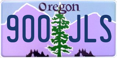 OR license plate 900JLS