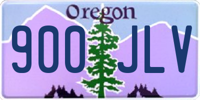 OR license plate 900JLV