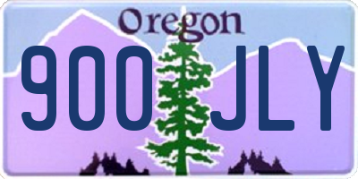 OR license plate 900JLY