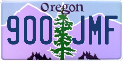 OR license plate 900JMF