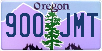 OR license plate 900JMT